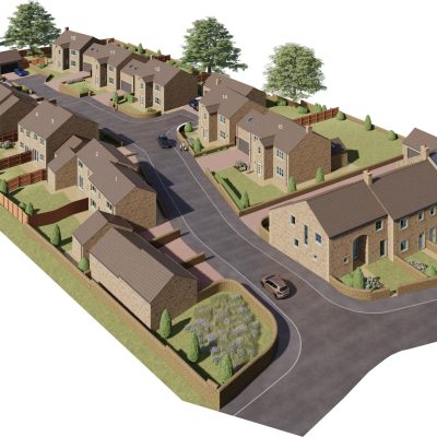 Loughber Croft Barnoldswick 3D model view trimmed