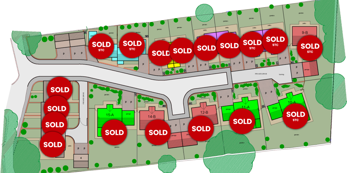 Loughber Croft Barnoldswick site plan